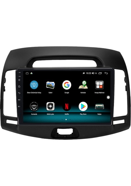 Hyundai Elantra Android 10 Carplay Özellikli Navigasyon Multimedya 2gb Ram + 32GB HDD modelleri