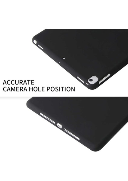 Case 4U Apple iPad Pro 2018 Kılıf Yumuşak Premier Sky Silikon Tablet Arka Kapak - 11 inç uyumlu Kırmızı