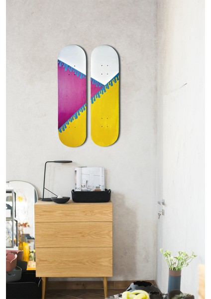 "leak" Kaykay Duvar Dekoru, El Yapımı Ahşap Duvar Dekoru fiyatları