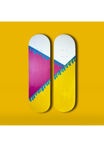 "leak" Kaykay Duvar Dekoru, El Yapımı Ahşap Duvar Dekoru modelleri