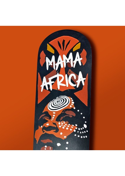 "mama Africa" Kaykay Duvar Dekoru, El Yapımı Ahşap Duvar Dekoru