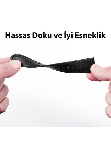 Hermes Loop Samsung Galaxy Watch 22MM ve Huawei Gt2-Gt3-Magic 2 46MM Için Deri Kayış Kordon