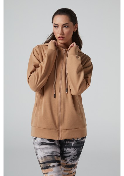 Latte Kapüşonlu Sweatshirt