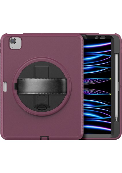 Ipad Pro 11RED Için Tpu + Pc Tablet Kılıfı (Yurt Dışından)