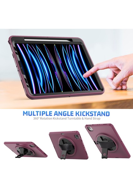 Ipad Pro 11RED Için Tpu + Pc Tablet Kılıfı (Yurt Dışından) fırsatları
