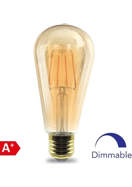 Dim Edilebilir 6W Rustik LED Ampul BB46-60620