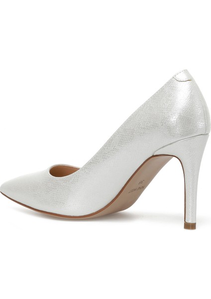 Tehay8 2pr Kırık Beyaz Kadın Topuklu Ayakkabı modelleri