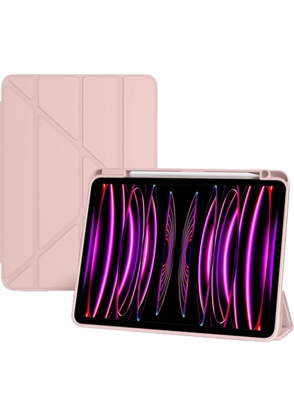 Apple iPad 7. 8. 9. Nesil 10.2" Kılıf Grafiti Şeffaf Kalem Bölmeli 2019 2020 2021