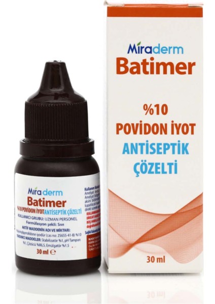 Batımer Antıseptık Cözeltı 30ml