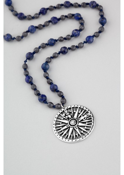 Pusula Figürlü 87 cm Gümüş Erkek Kolye fiyatları