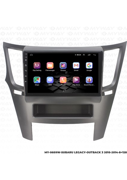 Subaru Outback 3 Android Multimedya 4gb Ram Carplay Navigasyon Ekran - Myway