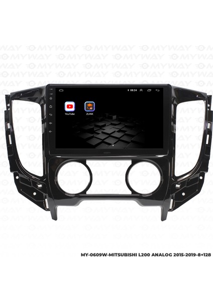 Mitsubishi L200 Android Multimedya 4gb Ram Carplay Navigasyon Ekran - Myway