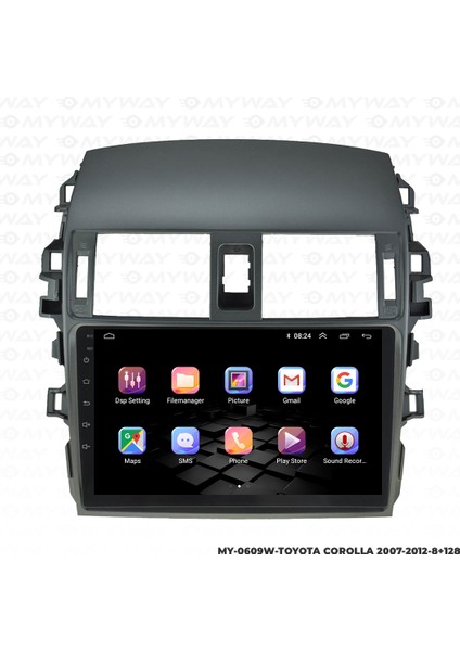 Toyota Corolla Android Multimedya 4gb Ram Carplay Navigasyon Ekran - Myway