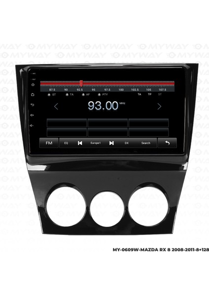 Mazda Rx8 Android Multimedya 4gb Ram Carplay Navigasyon Ekran - Myway