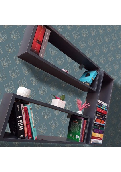 Dikdörtgen Duvar Rafı Üçlü Dikdörtgen Uçan Raf fiyatları