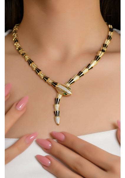 Yılan Tasarım Kolye 14 Ayar A061500