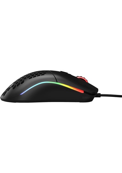 Model O- Kablolu Mat Siyah Orta/Küçük El RGB Oyuncu Mouse GOM-BLACK