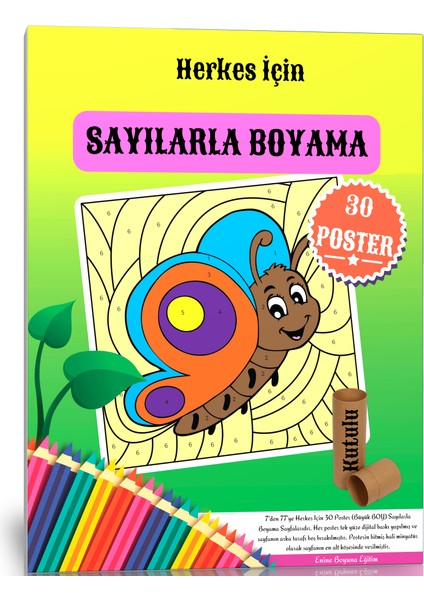 Herkes Için Sayılarla Boyama Posterleri (Kutulu)