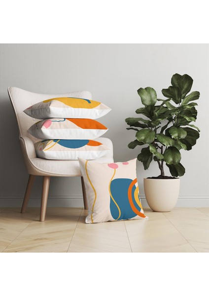 Abstract 4’lü Kırlent Kılıfı Ds64 fiyatları