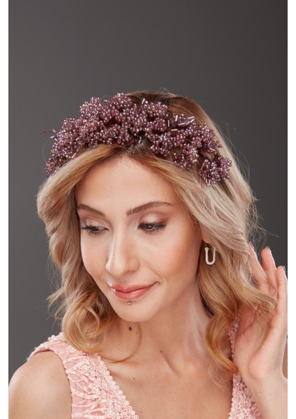 Taşlı Gelin Kınatacı,düğün Tacı,kına Saç Aksesuarı