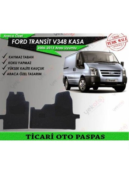 Ford Transit V347-348 Kasa 2006-2013 Için Uyan Kauçuk Rulo Paspas modelleri