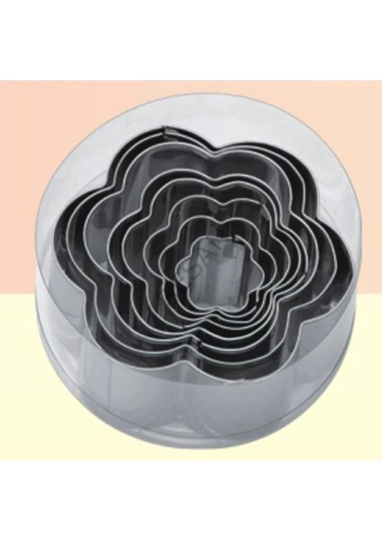 Çiçek Metal Volovan Set 8 Parça ( Plastik Kutulu )