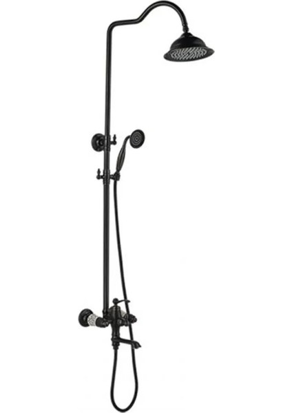 Siyah Roma Duş Seti