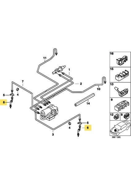 Bmw Depo Bmw E36 Ön Fren Hortumu | Bsg