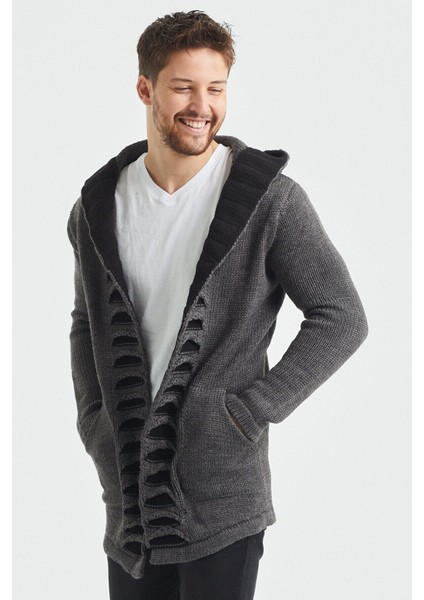 Erkek Füme Desenli Panço Triko Hırka fiyatları