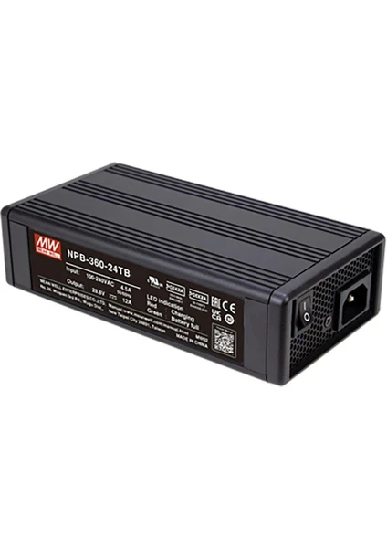 Mean Well  Akü Şarj Cihazı NPB360 12V/20A