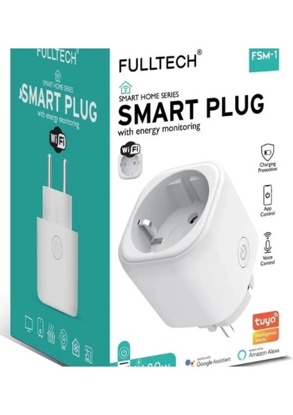 Akıllı Wifi Uzaktan Kontrol Tuya Smart Destekli Priz Fsm1