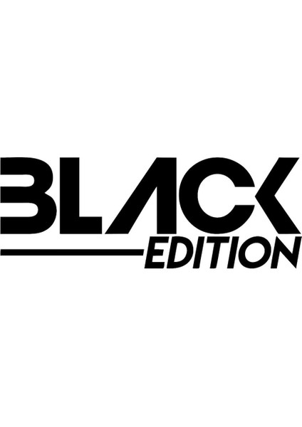 Black Edition Oto Araba Motosiklet Sticker – 15CM