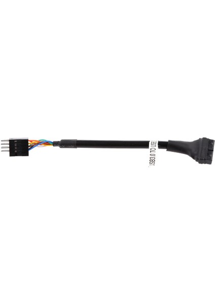 2xfemale Başlığı 20 Pin USB 3.0 - USB 2.0 9 Pin Kablosu Için (Yurt Dışından)