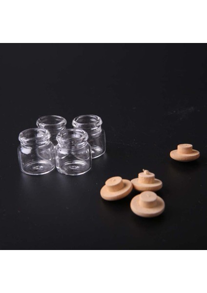 4pcs Cam Kavanoz Şeker Çubuğu Minyatür Kavanoz (Yurt Dışından) fırsatları