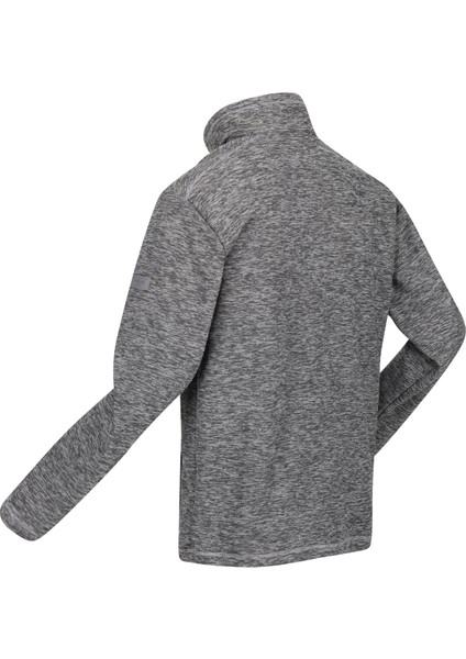 Düz Gri Erkek Polar Sweatshirt RMA468 Eilon Polar Sweatshirt