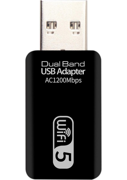 Dizüstü Bilgisayar İçin 1200 Mbps 2.4-5.8Ghz USB Çift Bant Kablosuz Adaptör Wifi (Yurt Dışından) fiyatları