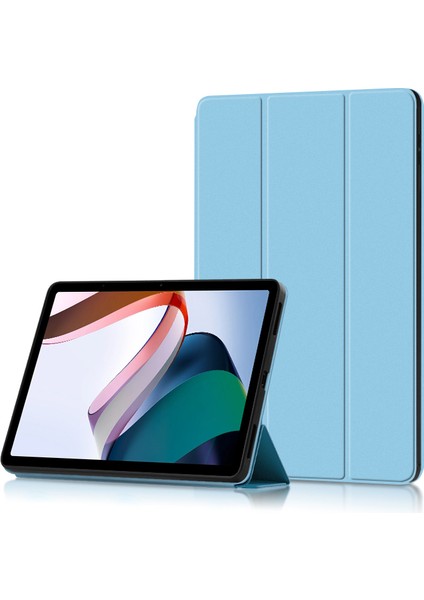 Xiaomi Redmi Pad 6gb 128GB 10.6"uyumlu Kılıf Smart Cover Standlı Arkası Mat Şeffafkapak