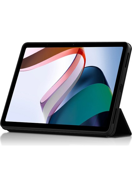 Xiaomi Redmi Pad 6gb 128GB 10.6"uyumlu Kılıf Smart Cover Standlı Arkası Mat Şeffafkapak