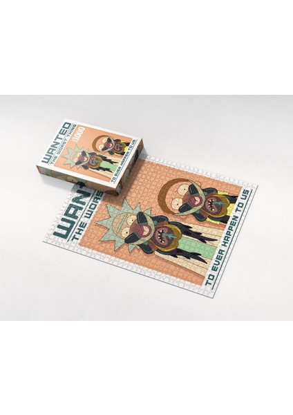 Mabbels Rick And Morty Puzzle 1000 Parça
