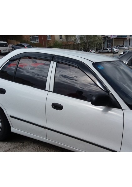 Hyundai Accent Mügen Cam Rüzgarlığı Yumurta Kasa 1995-2000 Arası 4 Lü Takım