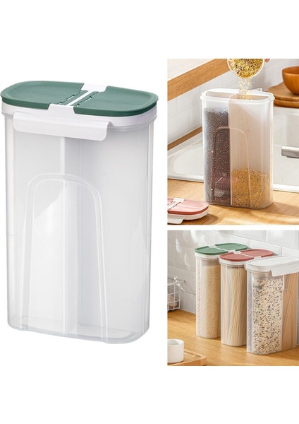 Harilla Kaba Tahıl Depolama Tankı, 3200ML Kapasite Şeffaf Movebale (Yurt Dışından)