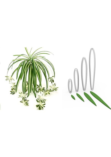 Kurdele Çiçeği Yapım Kesici Set 4’lü – 6cm