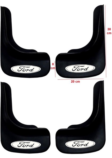 Ford Focus 1998-2005 Uyumlu 4 Lü Ön-Arka Paçalık Tozluk Çamurluk FRD1UX010YD