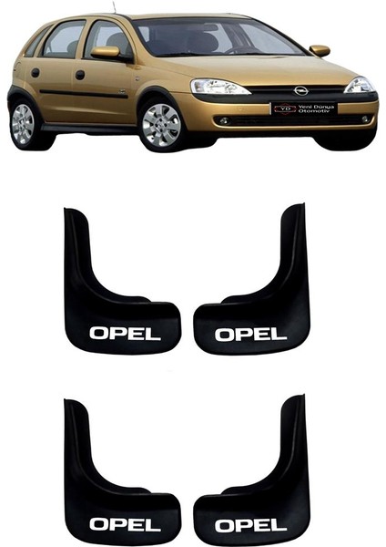 Opel Corsa C 2000-2006 Uyumlu 4 Lü Ön-Arka Paçalık Tozluk Çamurluk OPL1UX008YD fiyatları