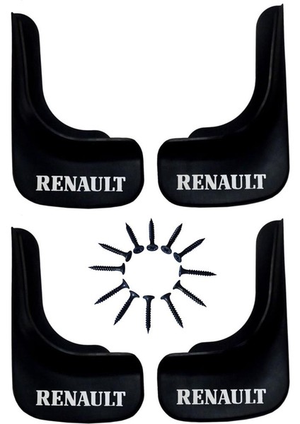 Renault 9 Broadway Spring Fairway Uyumlu 4 Lü Ön-Arka Paçalık Tozluk Çamurluk REN1UX021YD