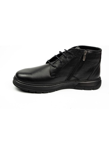 6767 Siyah Deri Erkek Klasik Bot modelleri