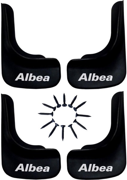 Fiat Albea Uyumlu 4 Lü Ön-Arka Paçalık Tozluk Çamurluk FIA1UX001YD