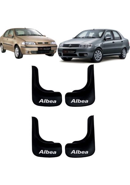 Fiat Albea Uyumlu 4 Lü Ön-Arka Paçalık Tozluk Çamurluk FIA1UX001YD fiyatları