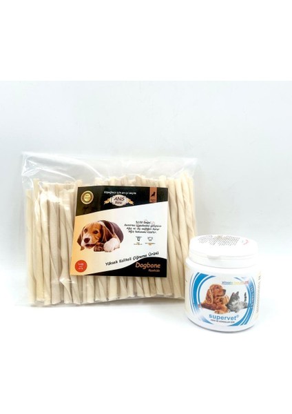 100'lü Burgu Çubuk + Süpervet Vitamin Tablet