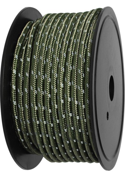 30M 6mm Yansıtıcı Çadır Halat Guyline Açık Seyahat Kanopi Guy Hattı Yeşil (Yurt Dışından) fırsatları